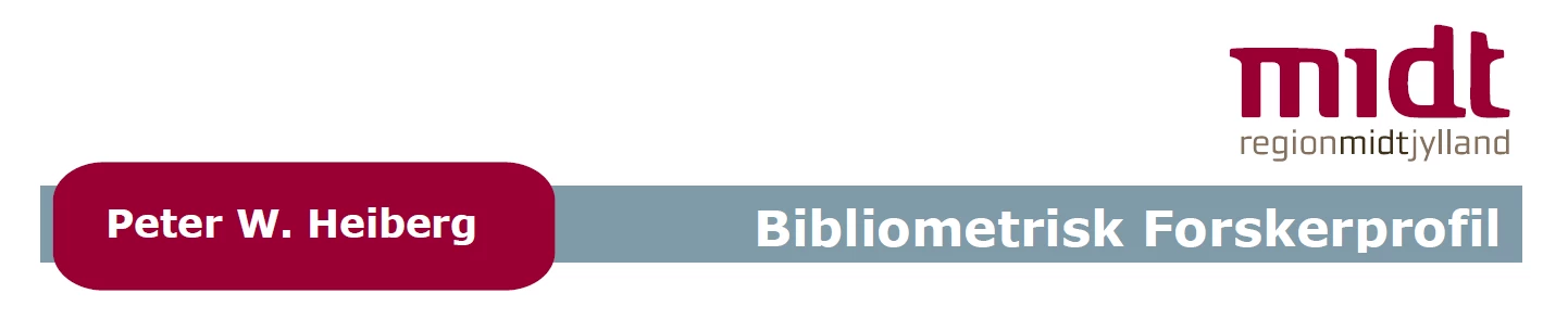 Peter W. Heiberg - Bibliometrisk forskerprofil